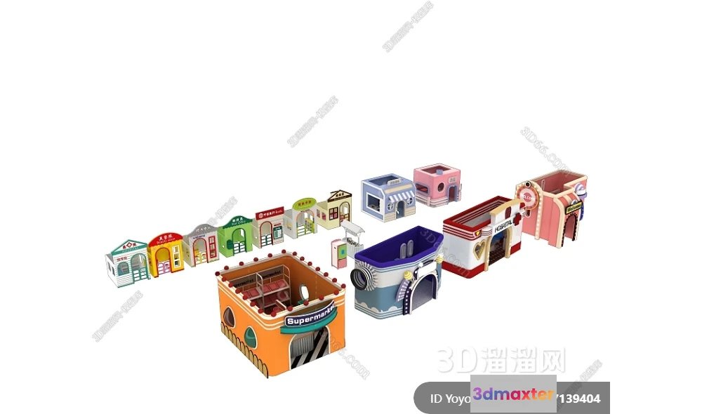 1362712 - Amusement Park for Kid - 3D Model - 057 3D Max