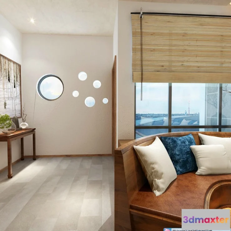 1362859 - Homestay 3D Interior Scene - 3D Models - 009 3D Max