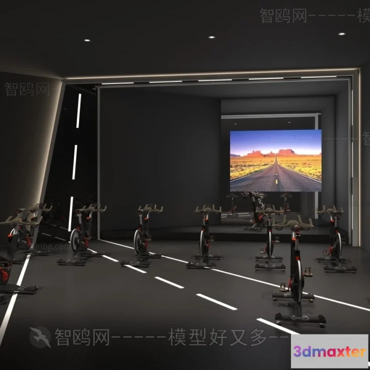 1363250 - GYM - 3D Interior Scene - 3D Models - 015 3D Max