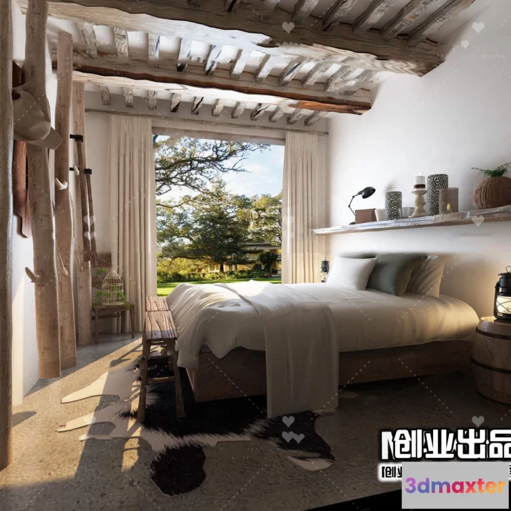 1363852 - Homestay 3D Interior Scene - 3D Models - 023 3D Max