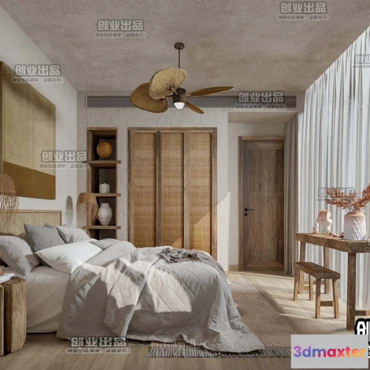 1363987 - Homestay 3D Interior Scene - 3D Models - 025 3D Max