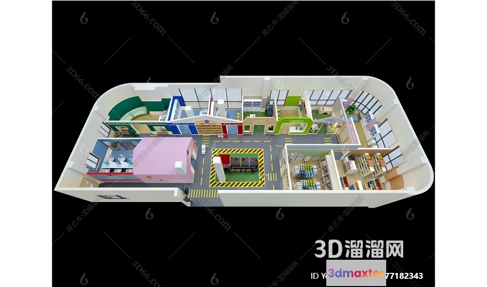 1364157 - Amusement Park for Kid - 3D Model - 078 3D Max