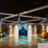1364199 - GYM - 3D Interior Scene - 3D Models - 029 3D Max