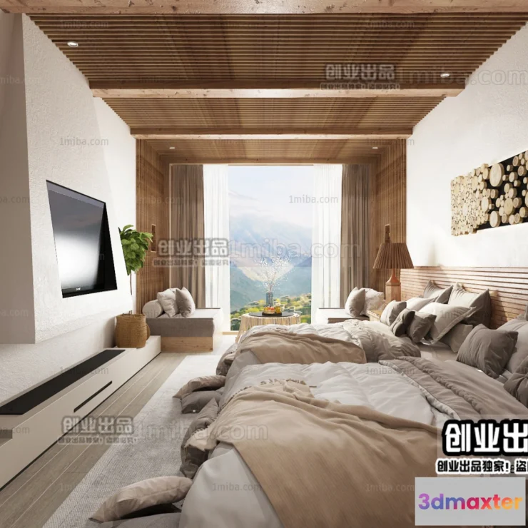 1364204 - Homestay 3D Interior Scene - 3D Models - 028 3D Max