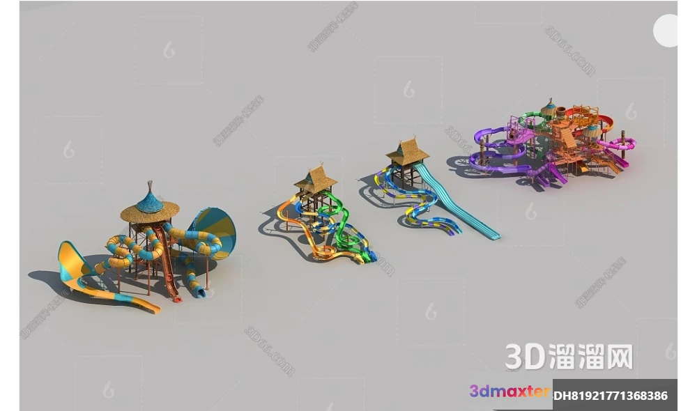 1364293 - Amusement Park for Kid - 3D Model - 080 3D Max