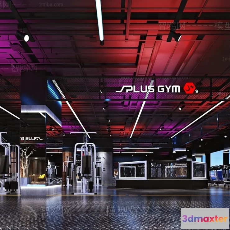 1364328 - GYM - 3D Interior Scene - 3D Models - 031 3D Max