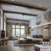 1364551 - Homestay 3D Interior Scene - 3D Models - 033 3D Max