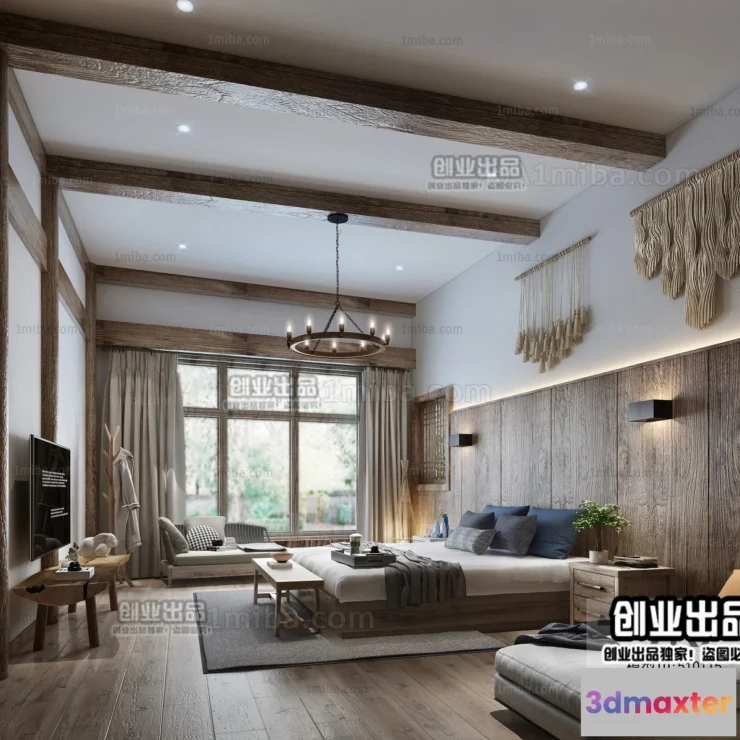 1364551 - Homestay 3D Interior Scene - 3D Models - 033 3D Max
