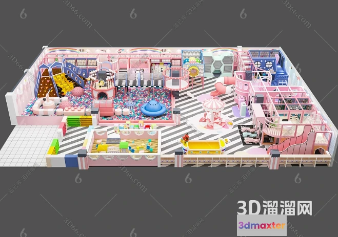 1364792 - Amusement Park for Kid - 3D Model - 087 3D Max