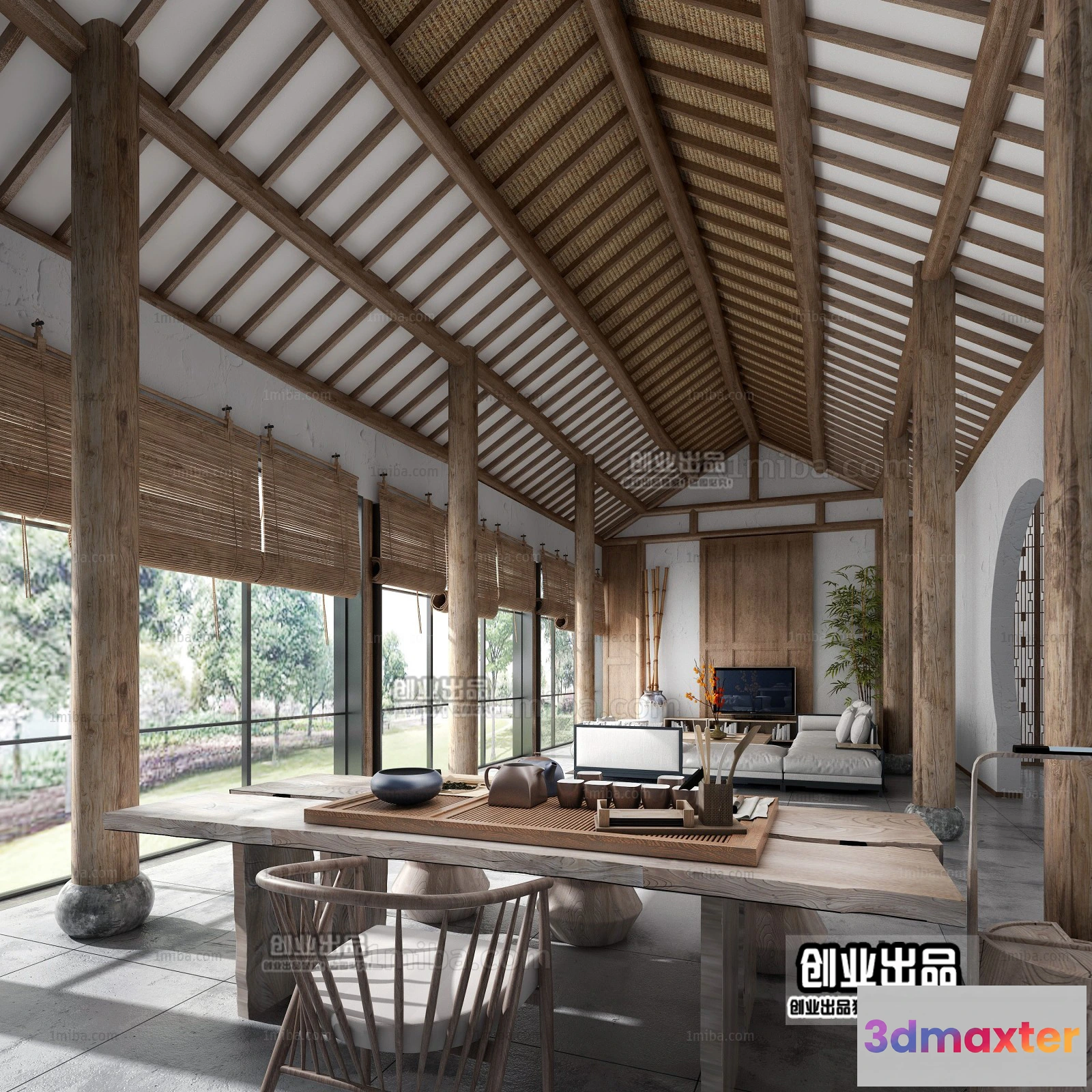 1364863 - Homestay 3D Interior Scene - 3D Models - 038 3D Max