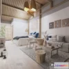 1365010 - Homestay 3D Interior Scene - 3D Models - 040 3D Max