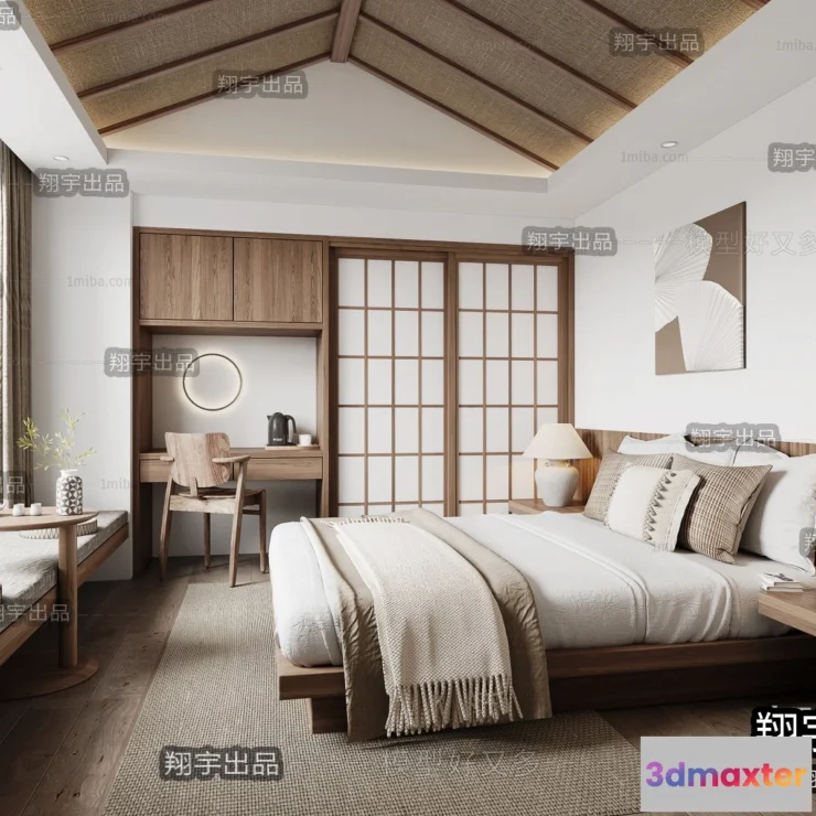1365212 - Homestay 3D Interior Scene - 3D Models - 043 3D Max