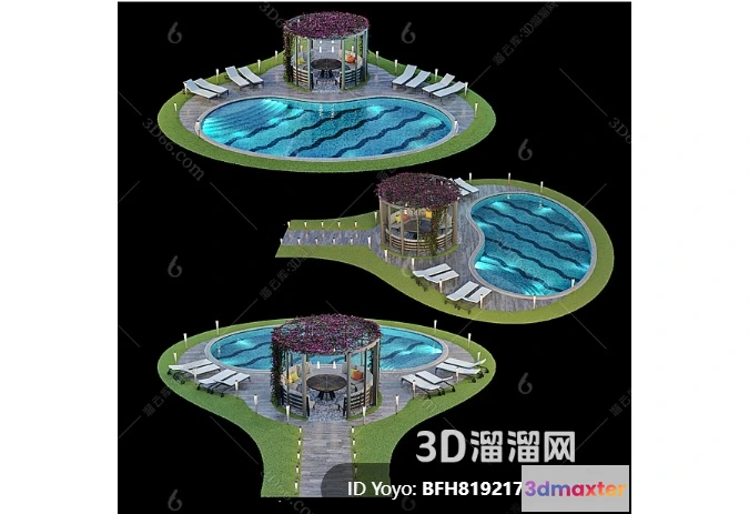 1365522 - Amusement Park for Kid - 3D Model - 098 3D Max