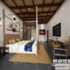 1365610 - Homestay 3D Interior Scene - 3D Models - 049 3D Max