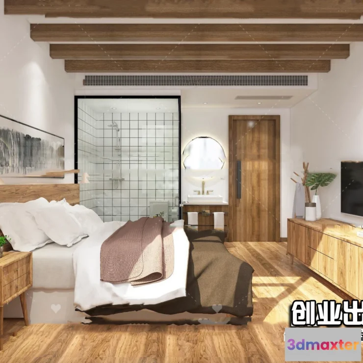 1366282 - Homestay 3D Interior Scene - 3D Models - 059 3D Max