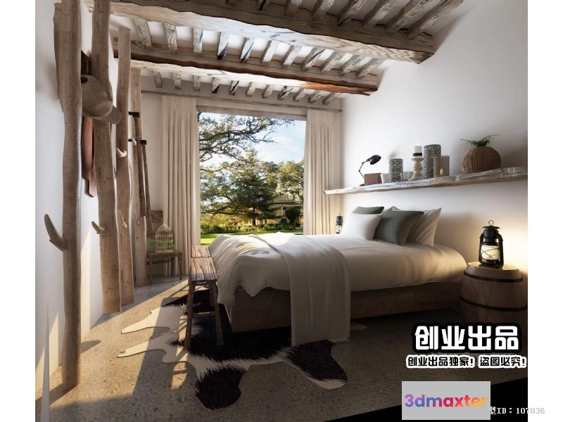 1366482 - Homestay 3D Interior Scene - 3D Models - 062 3D Max