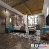 1366548 - Homestay 3D Interior Scene - 3D Models - 063 3D Max