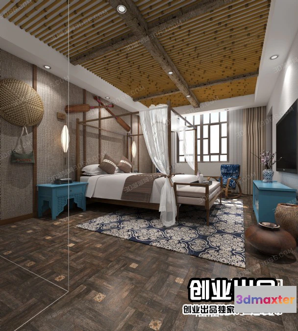 1366548 - Homestay 3D Interior Scene - 3D Models - 063 3D Max