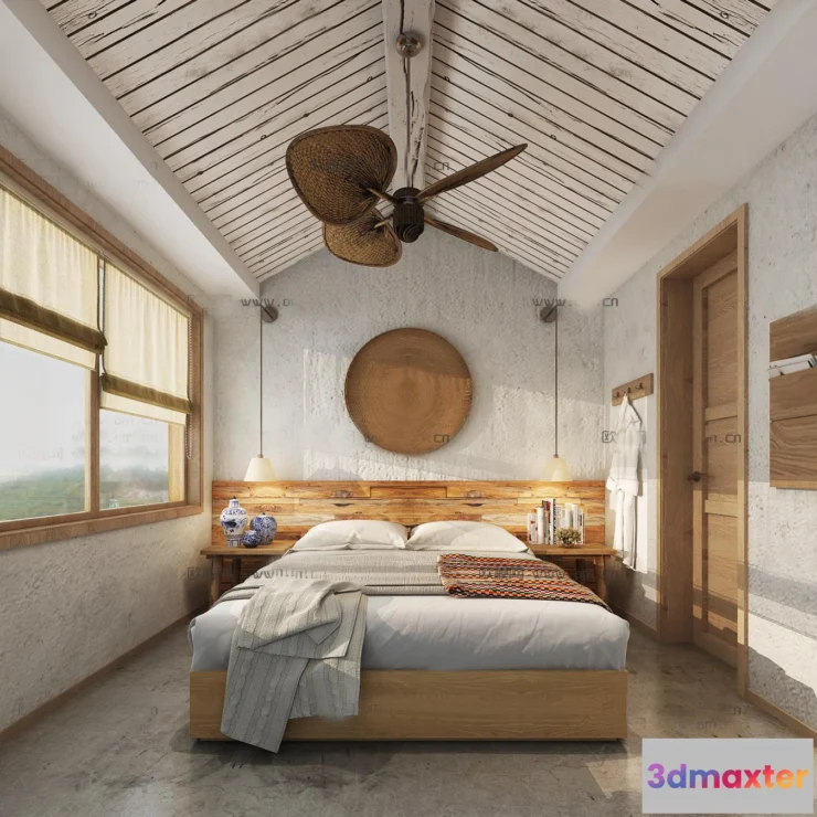 1366620 - Homestay 3D Interior Scene - 3D Models - 064 3D Max