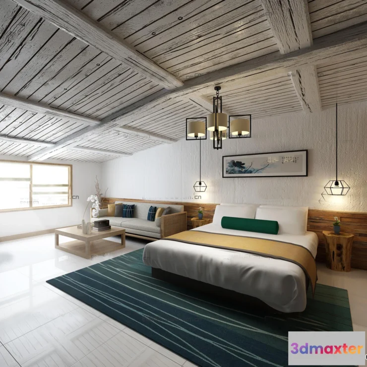 1366752 - Homestay 3D Interior Scene - 3D Models - 066 3D Max
