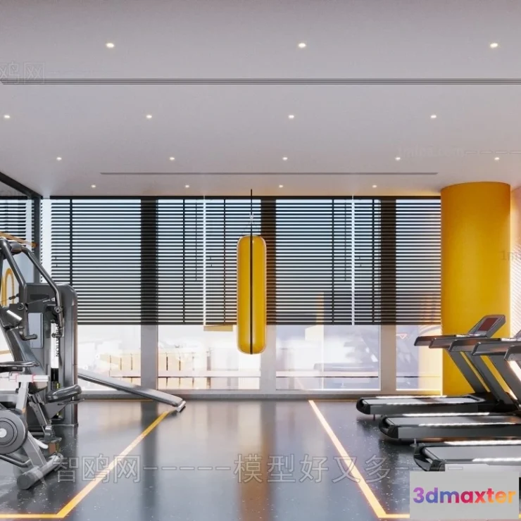 1366960 - GYM - 3D Interior Scene - 3D Models - 069 3D Max