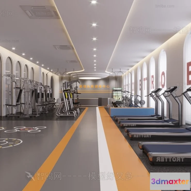 1367029 - GYM - 3D Interior Scene - 3D Models - 070 3D Max