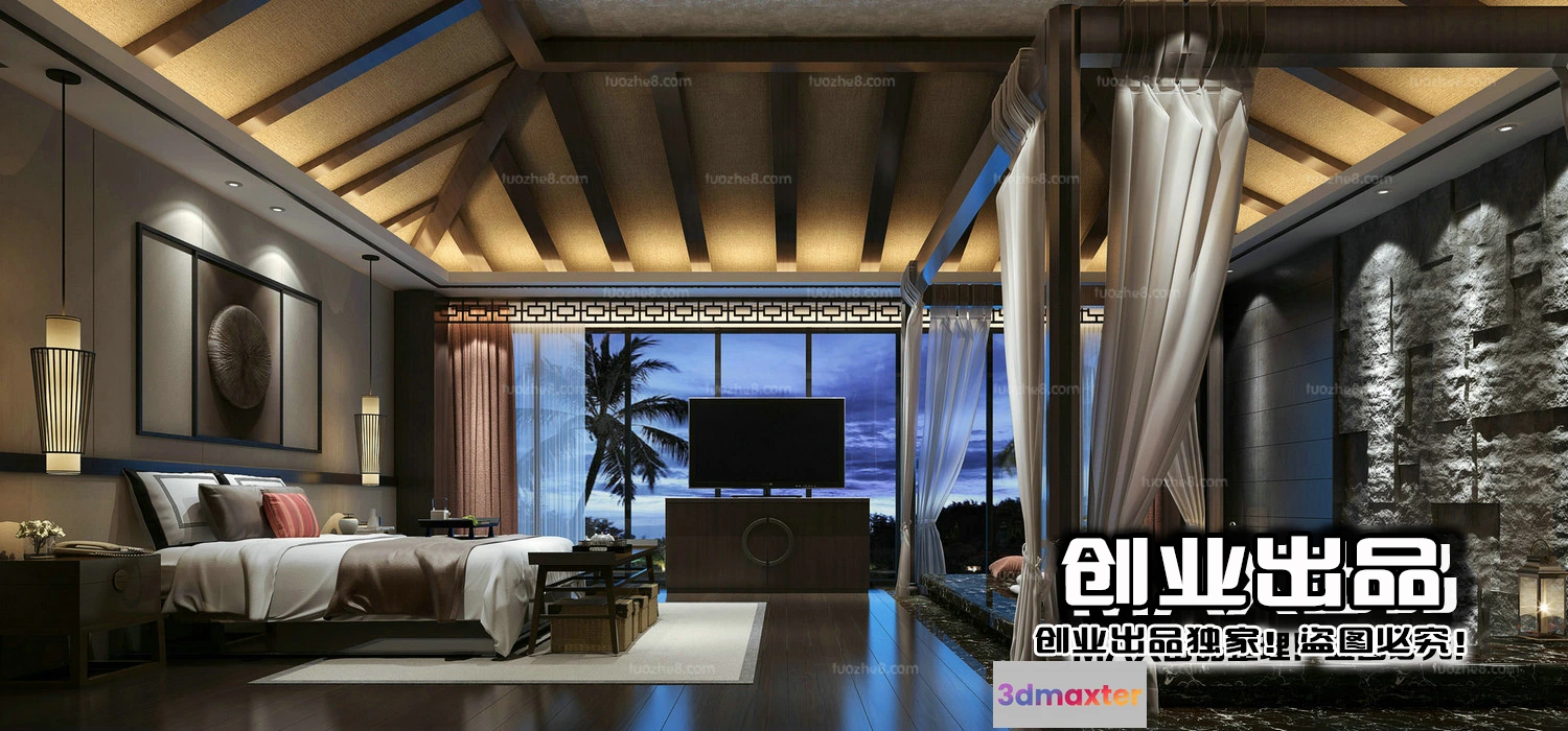 1367082 - Homestay 3D Interior Scene - 3D Models - 071 3D Max