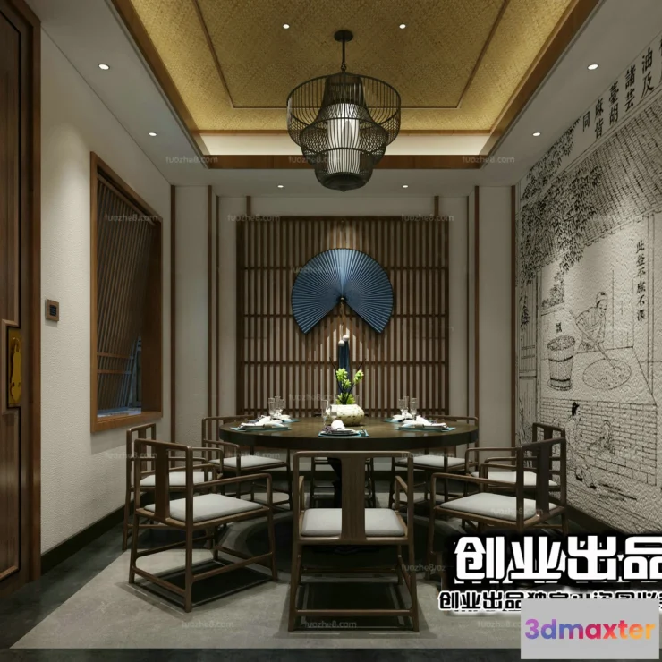 1367868 - Homestay 3D Interior Scene - 3D Models - 083 3D Max