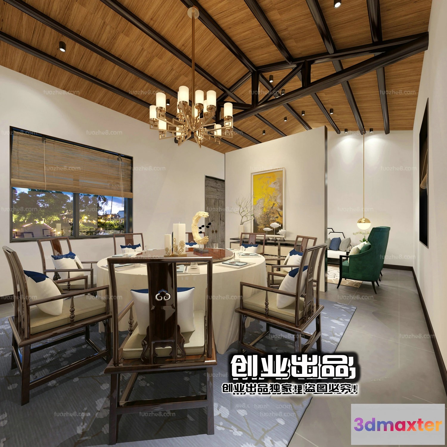 1367940 - Homestay 3D Interior Scene - 3D Models - 084 3D Max