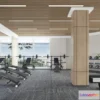 1368115 - GYM - 3D Interior Scene - 3D Models - 086 3D Max
