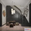 1368344 - Staircase Decoration - 3D Interior Scene - 3D Models - 067 3D Max