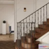 1368422 - Staircase Decoration - 3D Interior Scene - 3D Models - 068 3D Max