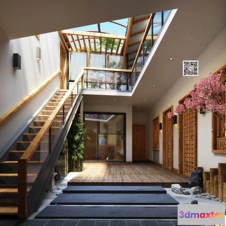 1368590 - Homestay 3D Interior Scene - 3D Models - 094 3D Max