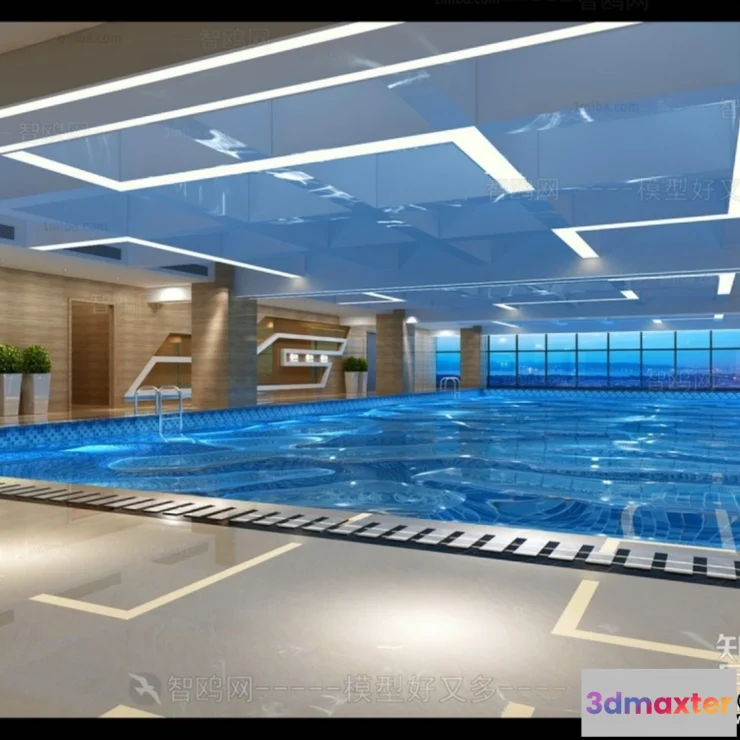 1368862 - GYM - 3D Interior Scene - 3D Models - 097 3D Max