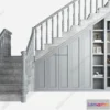 1368903 - Staircase Decoration - 3D Interior Scene - 3D Models - 075 3D Max