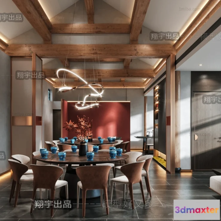 1368905 - Homestay 3D Interior Scene - 3D Models - 098 3D Max