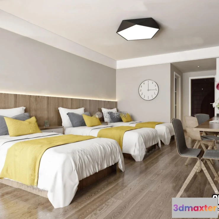 1369225 - Homestay 3D Interior Scene - 3D Models - 103 3D Max