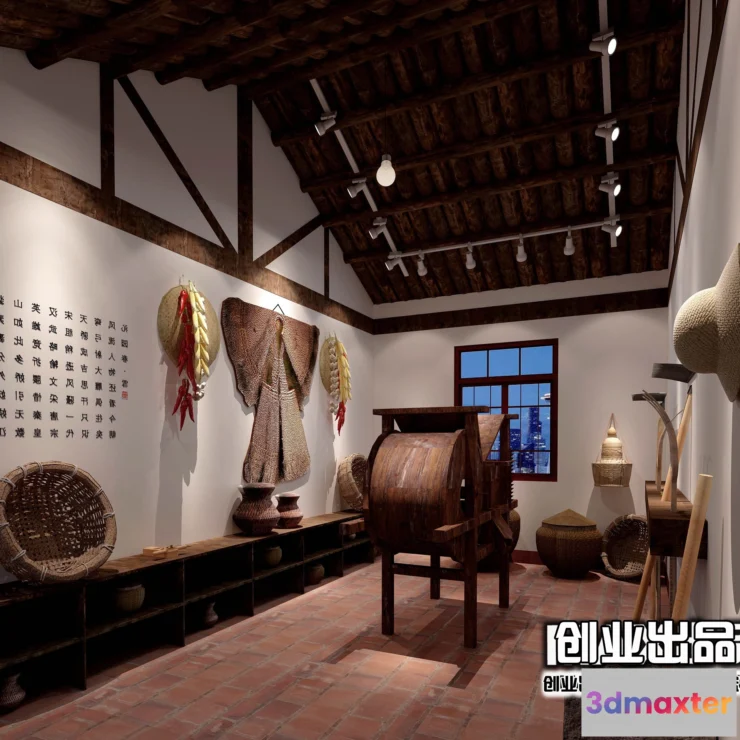 1369307 - Homestay 3D Interior Scene - 3D Models - 104 3D Max