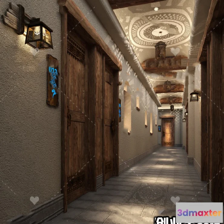 1369374 - Homestay 3D Interior Scene - 3D Models - 105 3D Max