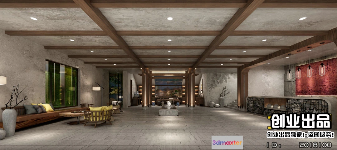 1369897 - Homestay 3D Interior Scene - 3D Models - 113 3D Max