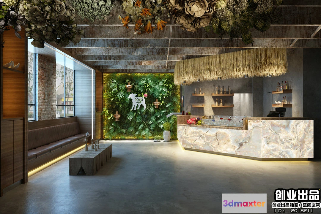 1370032 - Homestay 3D Interior Scene - 3D Models - 115 3D Max