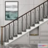 1370145 - Staircase Decoration - 3D Interior Scene - 3D Models - 093 3D Max