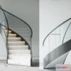 1370815 - Staircase Decoration - 3D Interior Scene - 3D Models - 103 3D Max