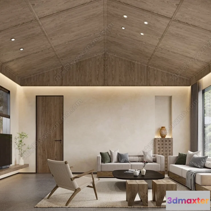 1371597 - Homestay 3D Interior Scene - 3D Models - 122 3D Max