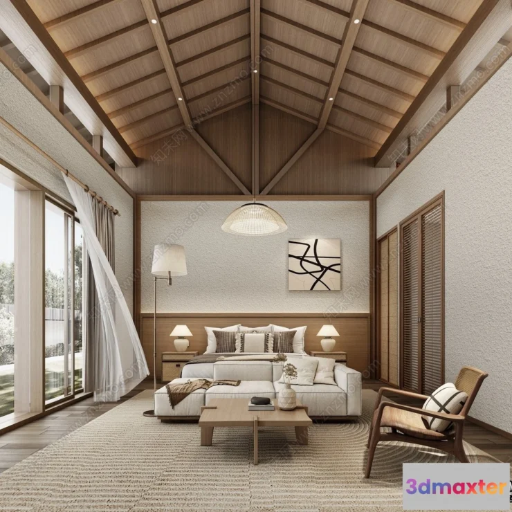 1371719 - Homestay 3D Interior Scene - 3D Models - 124 3D Max