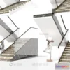 1371933 - Staircase Decoration - 3D Interior Scene - 3D Models - 120 3D Max