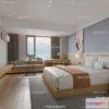 1371997 - Bedroom For Hotel - 3D Scene - Interior Design - 012 3D Max