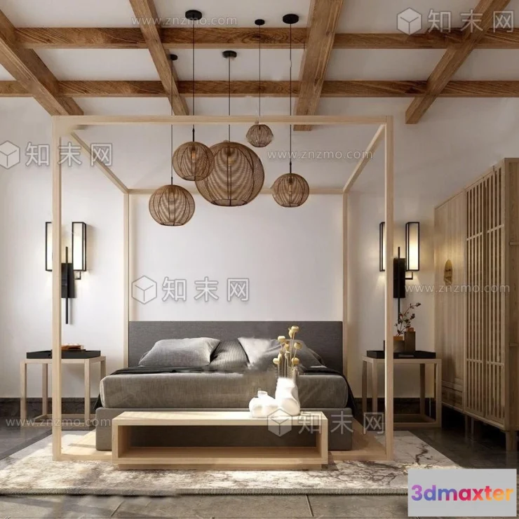 1372172 - Homestay 3D Interior Scene - 3D Models - 131 3D Max