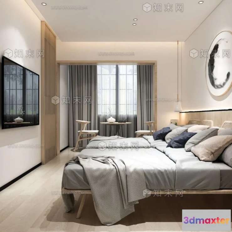 1372250 - Homestay 3D Interior Scene - 3D Models - 132 3D Max