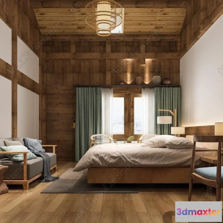 1372304 - Homestay 3D Interior Scene - 3D Models - 133 3D Max